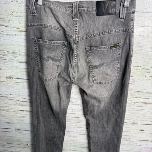 Nudie Jeans Men's Thin Finn Organic Cotton In dark pavement  Jeans 32x34 - Picture 8 of 8